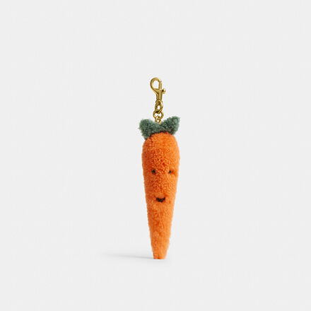 Charity Carrot Plush Bag Charm in Shearling / 包挂件