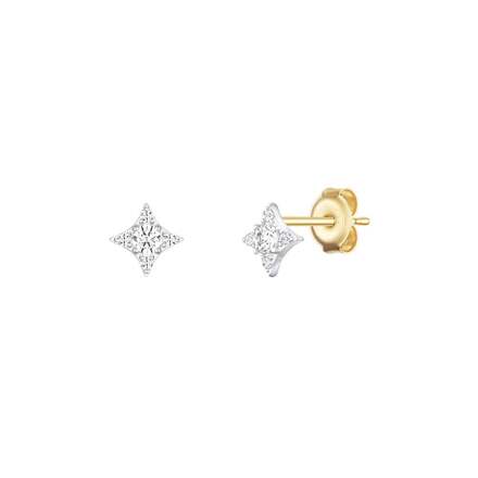 CELESTIA 14K 화이트골드 귀걸이 JJCTEQ5BV763W40A0