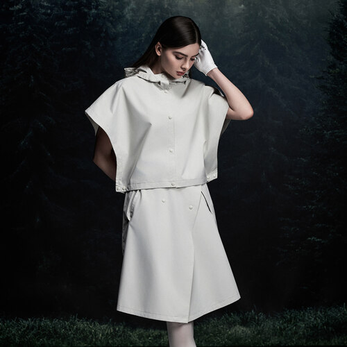 [WOMEN] RAINFLEX TWO-PIECE GOLF RAINSUIT CREAM