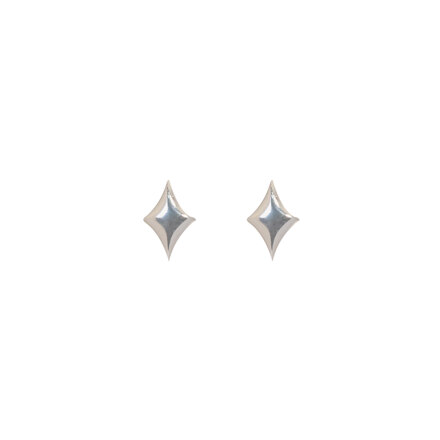 STAR POINT SILVER EARRING