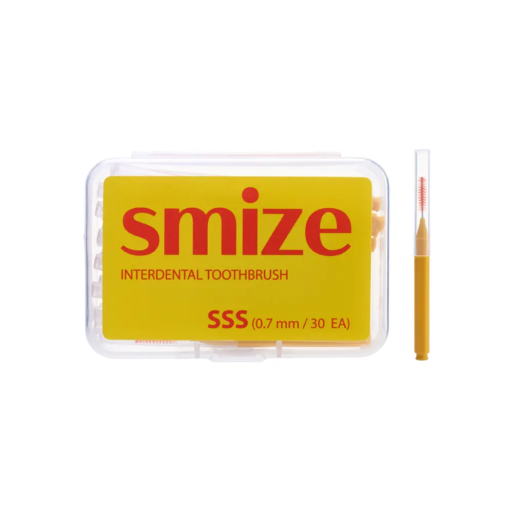신세계인터넷면세점-스마이즈-dental-치간칫솔_옐로우_0.7mm