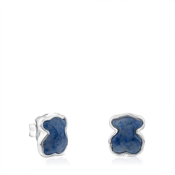 신세계인터넷면세점-토스-earring-TOUS Silver New Color Earrings with Quartz with Dumortierite