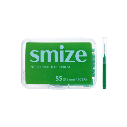 치간칫솔_그린_0.8mm