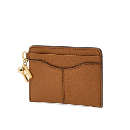 Brown H Hardware Cow Leather Card Slot 卡夹