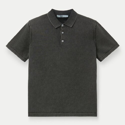 成衣染色日常Polo针织衫