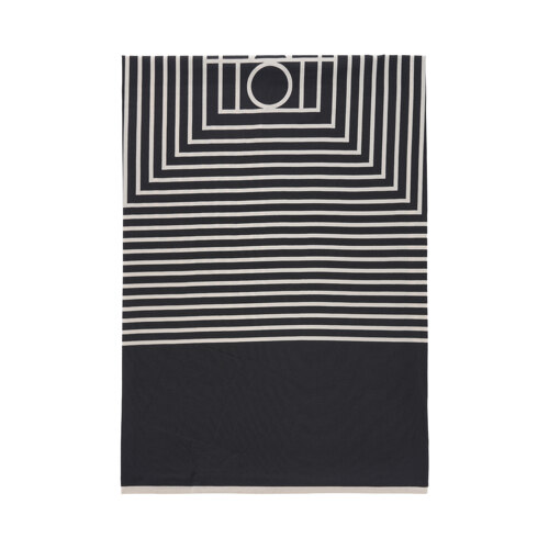 CENTERED MONOGRAM SCARF