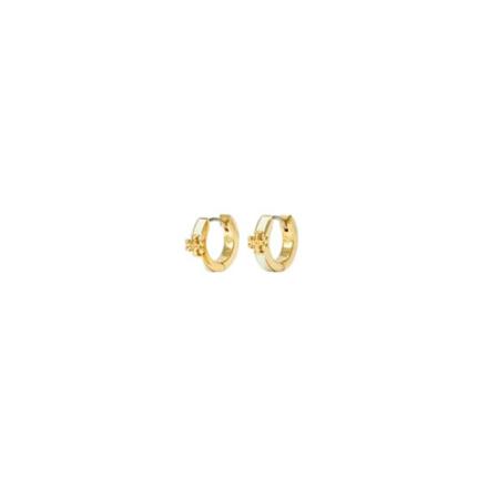 Icon Enamel Huggie Earrings