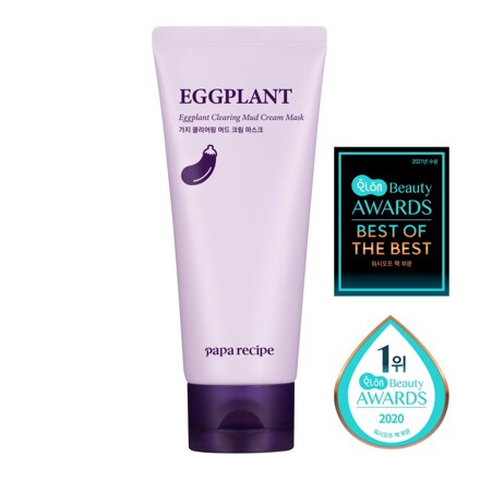 가지 클리어링 머드 크림 마스크 100ml