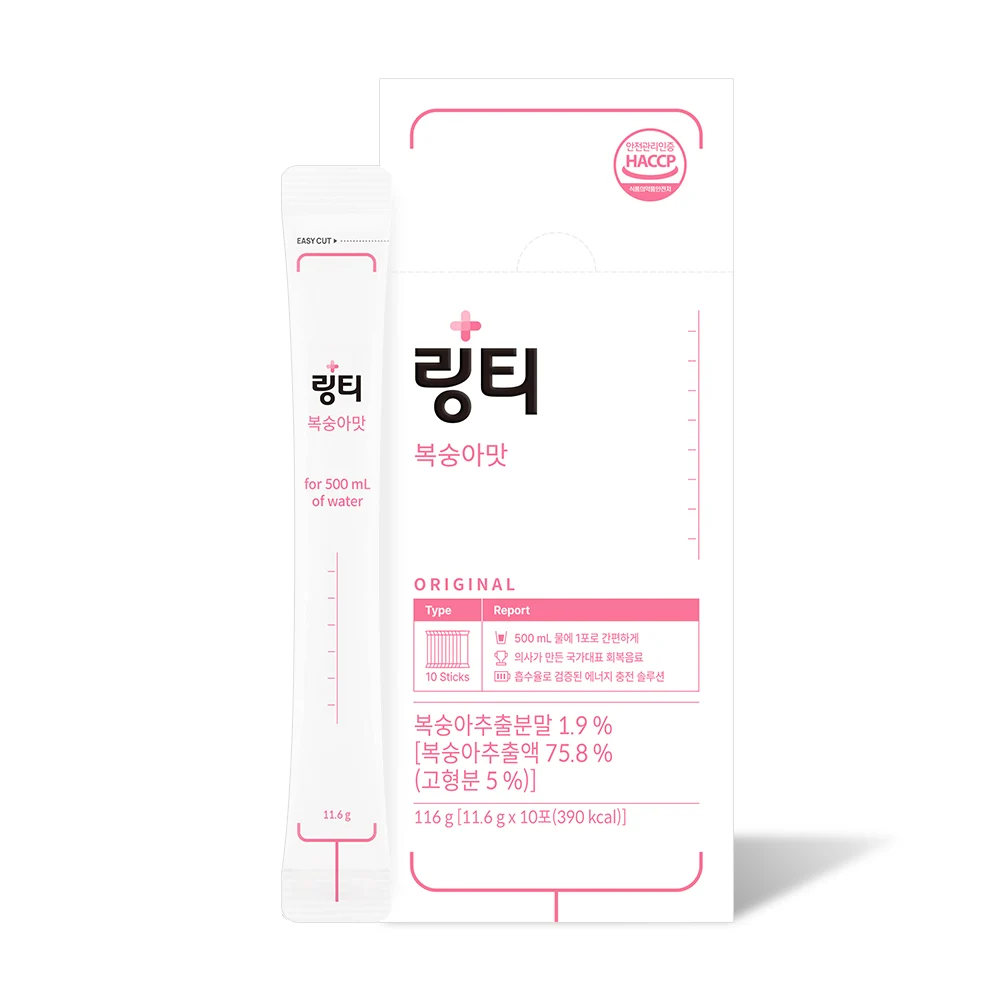 신세계인터넷면세점-링티-링티 복숭아맛 (10포)