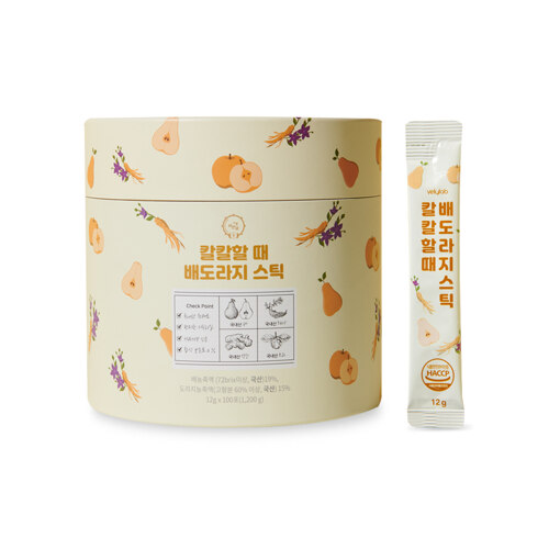 韩际新世界网上免税店-RYEOWONDAM-SUPPLEMENTSETC-Ryowondam Spicy Pear Doraji Stick 12g x 100 packs