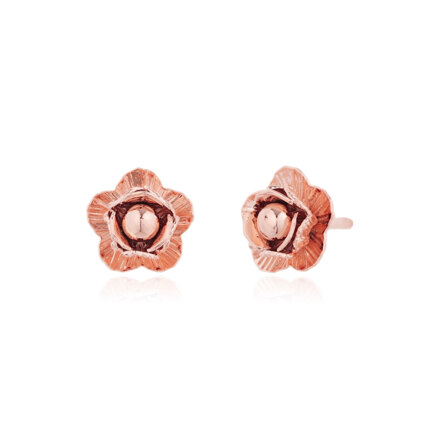 [청하,볼빨간사춘기 안지영 착용] #Rose Gold/엘로라 블룸 스터드 귀걸이