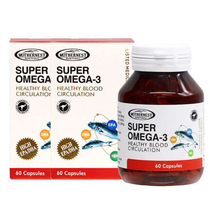 SUPER OMEGA-3 超级欧米伽-3 2盒装(60粒胶囊,2个月用量)