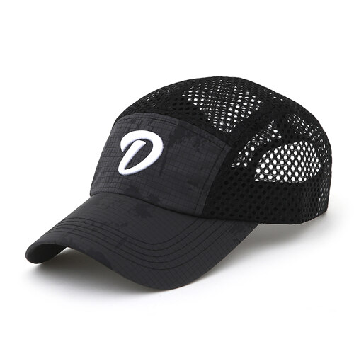 D MESH BLACK CAMP-CAP