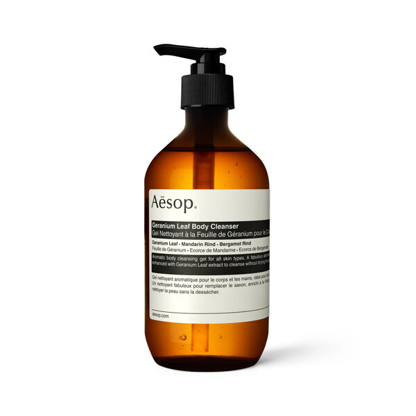 신세계인터넷면세점-이솝-Shower-Bath-제라늄 리프 바디 클렌저 500mL