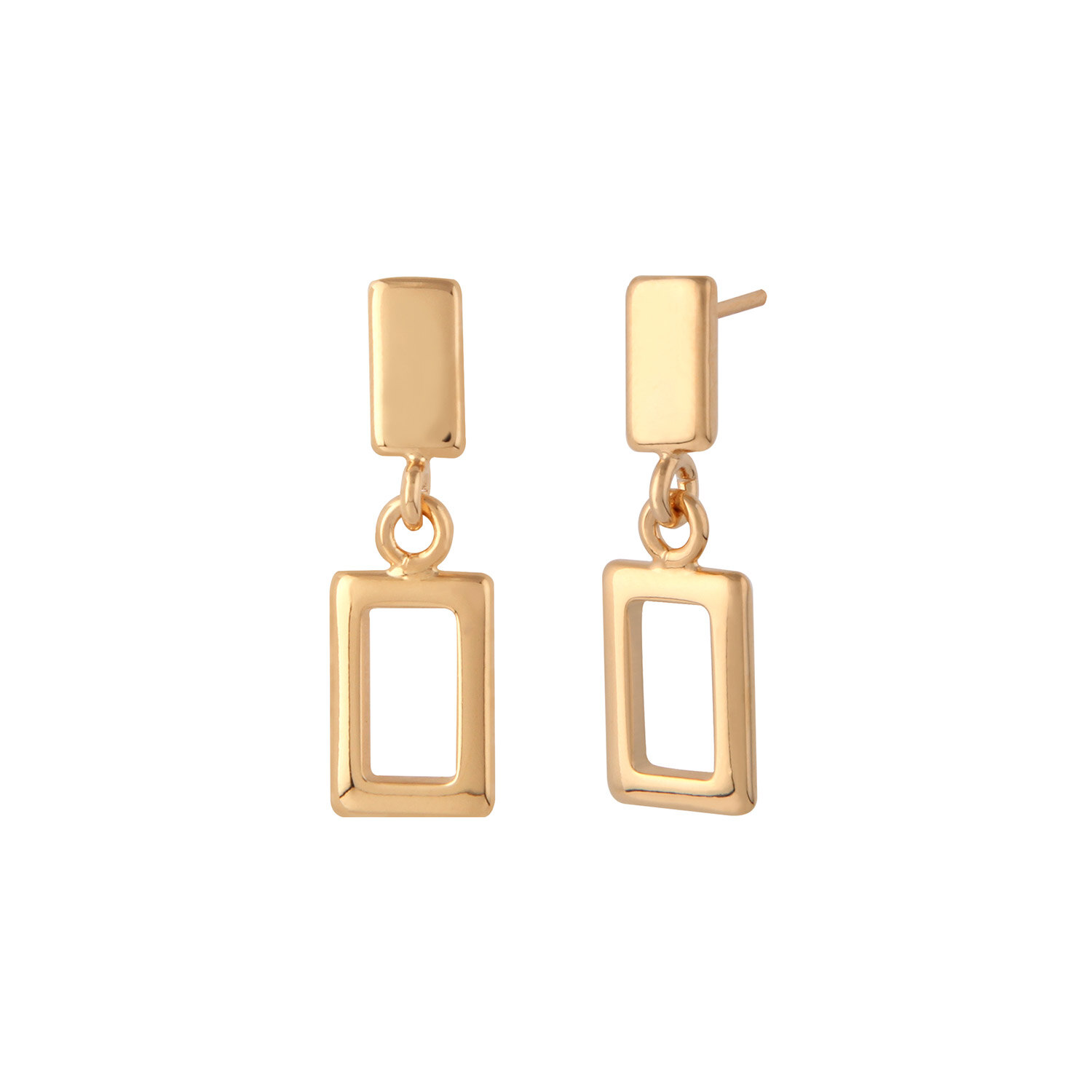 ☆DANA BURTON☆ edge square earrings Gold/Edge square earrings - DANA BURTON - 手表/首饰| 韩际新