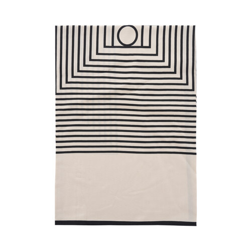 CENTERED MONOGRAM SCARF