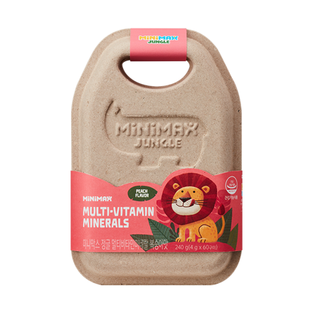 MINIMAX JUNGLE MULTI-VITAMIN MINERAL 儿童综合维生素软糖 桃子味