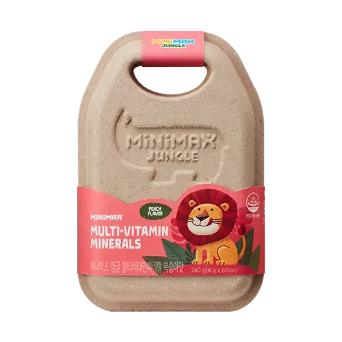 MINIMAX JUNGLE MULTI-VITAMIN MINERAL 儿童综合维生素软糖 桃子味
