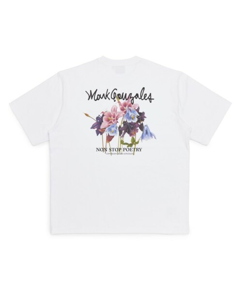 韩际新世界网上免税店-MARK GONZALES-服饰-FLOWER GRAPHIC T-SHIRT WHITE
