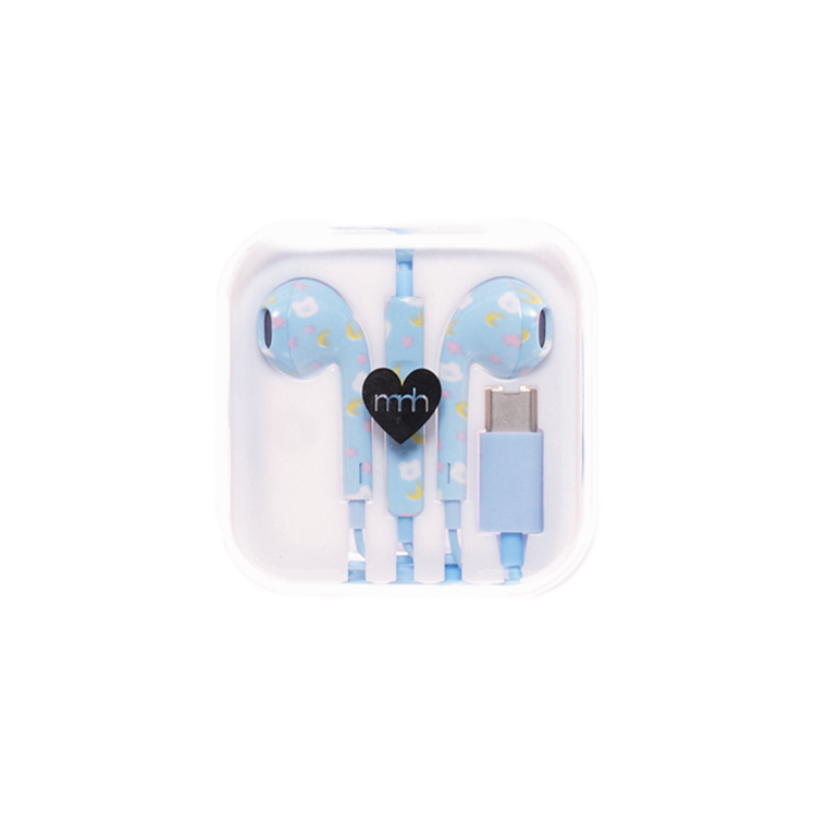 MNH BABY USB-C有线耳机_SKY BLUE