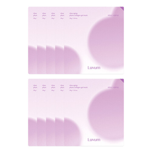 [新世界独家] Slow Aging Phyto Collagen Gel Mask面膜5片× 2