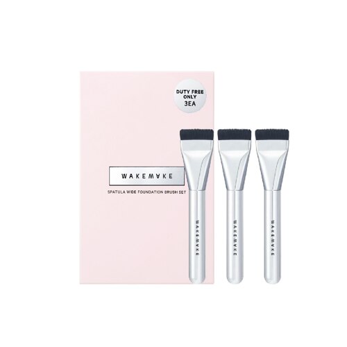 Spatula Wide Foundation Brush Trio Set - 化妆刷工具