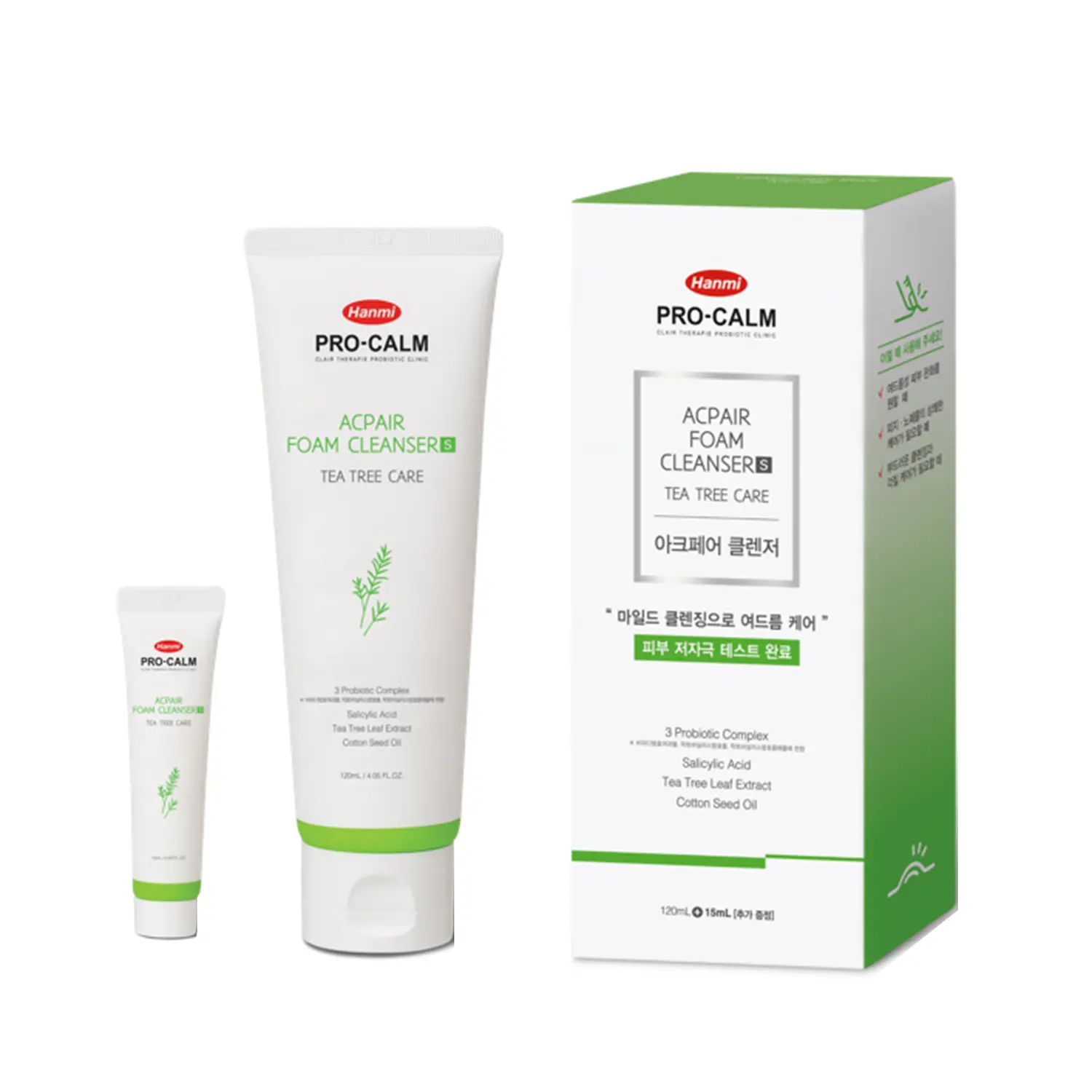 신세계인터넷면세점-한미프로캄-Cleansers-아크페어 폼 클렌저 S 120ml+15ml