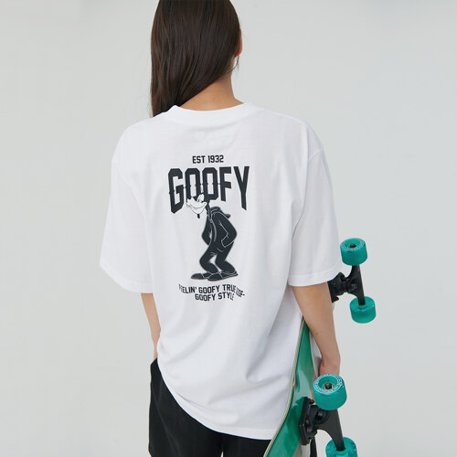 韩际新世界网上免税店-TEN BY TEN-服饰-[Disney] T-shirt_GOOFY_HOODY(White)
