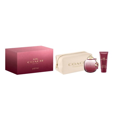 WILD ROSE EDP 3PC POUCH SET [EDP 90ml + BODY LOTION 100ml + TOILETRY POUCH]