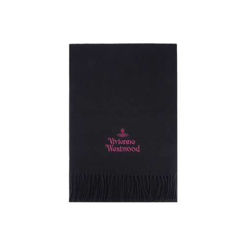 EMBROIDERED LOGO SCARF 30X180