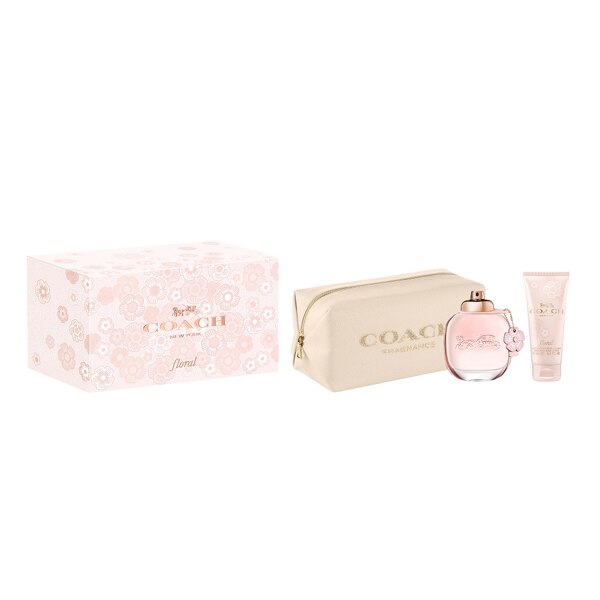 신세계인터넷면세점-코치향수-perfume_for_woman-FLORAL EDP 4PC POUCH SET [EDP 90ml + EDP 7.5ml + BODY LOTION 100ml + TOILETRY POUCH]