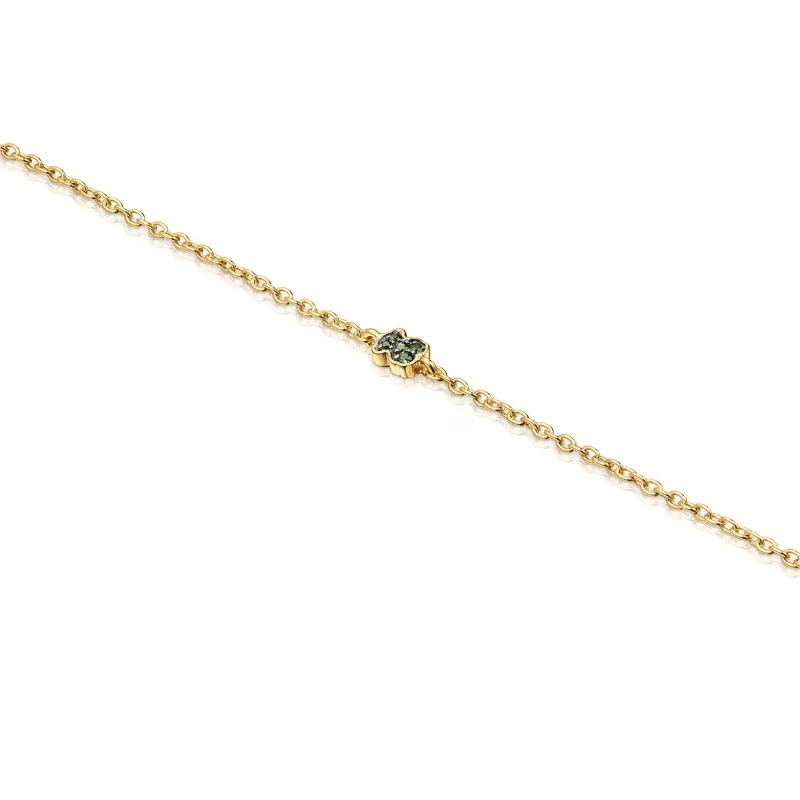 신세계인터넷면세점-토스-bracelet-TOUS Motif Vermeil Bracelet with diopside bear