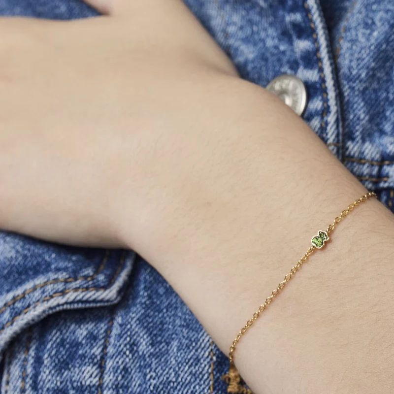 신세계인터넷면세점-토스-bracelet-TOUS Motif Vermeil Bracelet with diopside bear