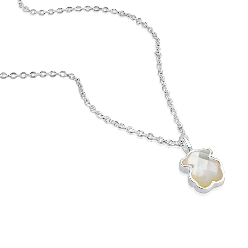 신세계인터넷면세점-토스-necklace-Silver and faceted mother-of-pearl TOUS Necklace