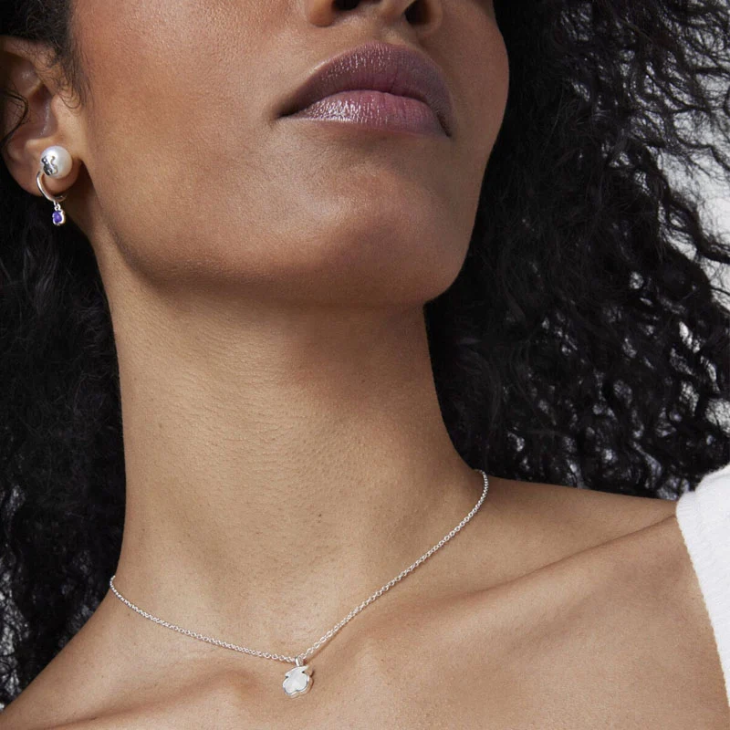 신세계인터넷면세점-토스-necklace-Silver and faceted mother-of-pearl TOUS Necklace