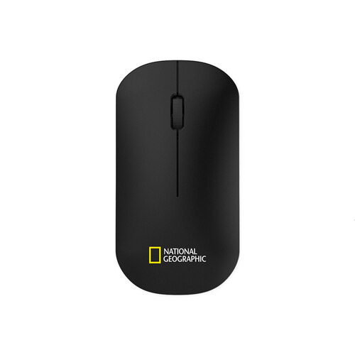 韩际新世界网上免税店-NATIONAL GEOGRAPHIC(ACC)-SMARTWATCH-Wireless Slim Mouse (Black), Bluetooth & 2.4 GHz 鼠标