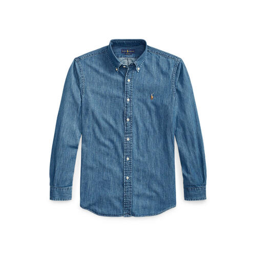 커스텀핏 데님 셔츠 _ 데님