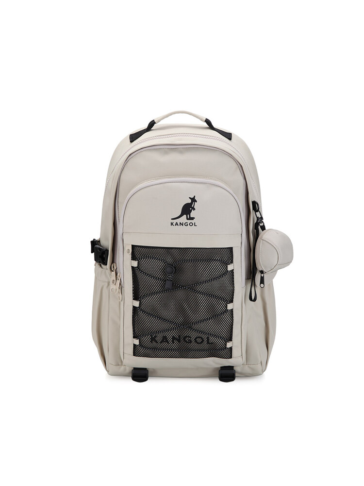 韩际新世界网上免税店-KANGOL-休闲箱包-Flash III Large Backpack 1427 Ecru  背包