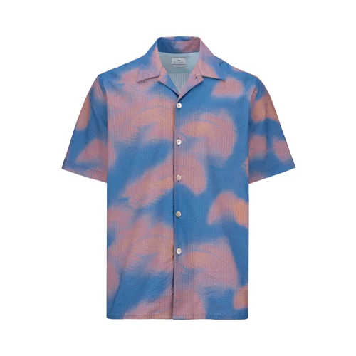 MENS SS CASUAL FIT SHIRT_PETROL BLUE
