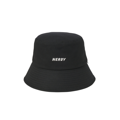 韩际新世界网上免税店-NERDY-时尚配饰-OVERSIZED BUCKET HAT_BLACK_FREE