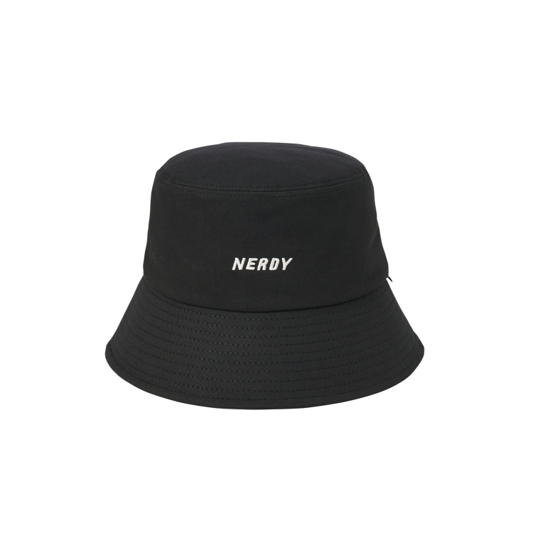韩际新世界网上免税店-NERDY-时尚配饰-OVERSIZED BUCKET HAT_BLACK_FREE