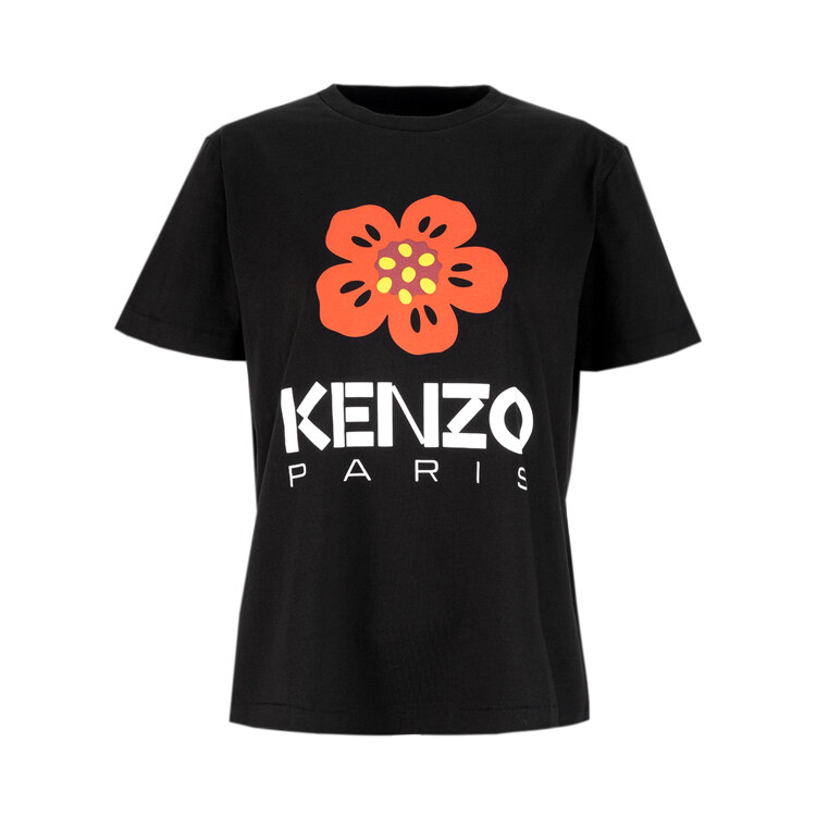 韩际新世界网上免税店-KENZO-服饰-BOKE FLOWER LOOSE T-SHIRT - BLACK