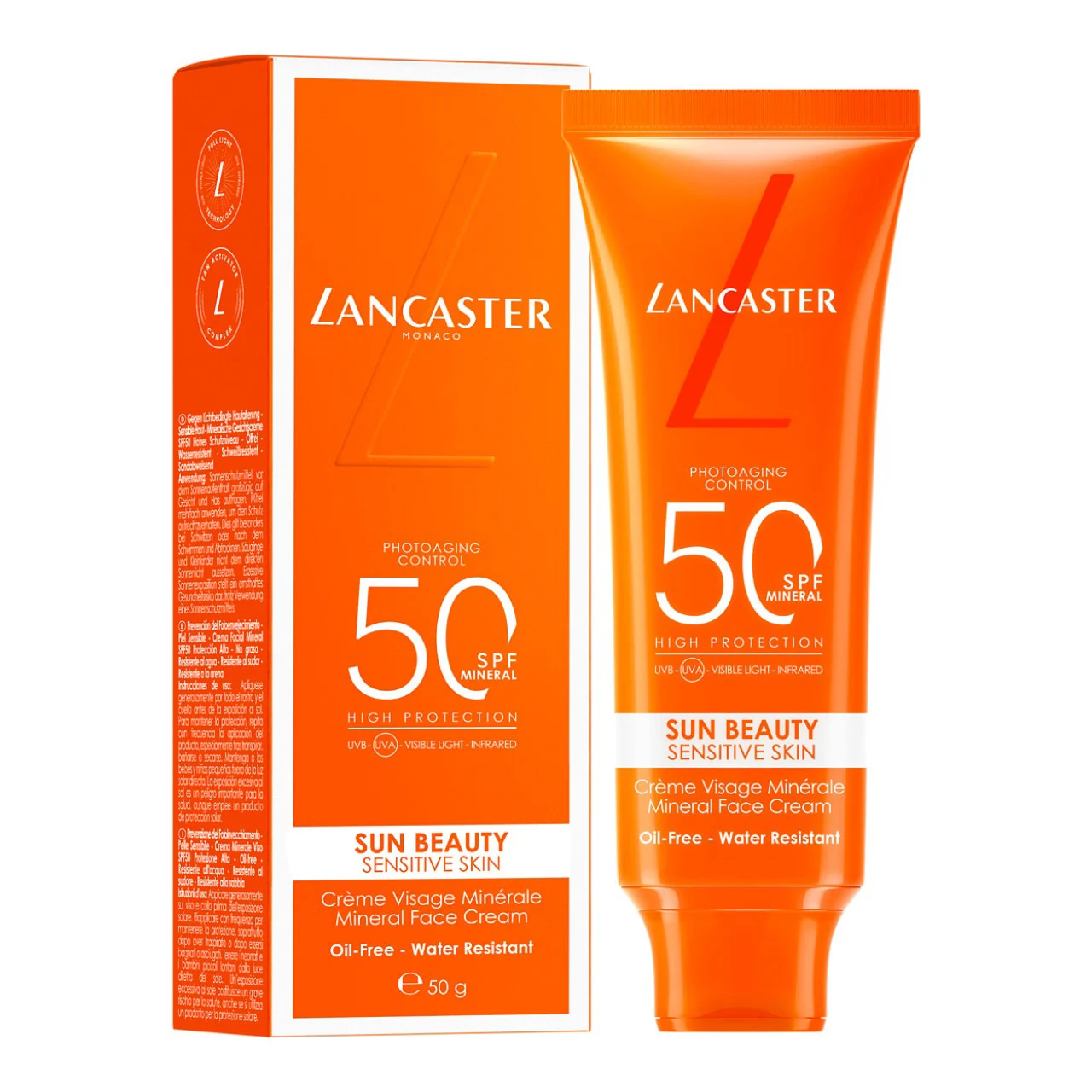 신세계인터넷면세점-랑케스터-Suncare-선 뷰티 센시티브 스킨 미네랄 페이스 크림 SPF50, 50ml