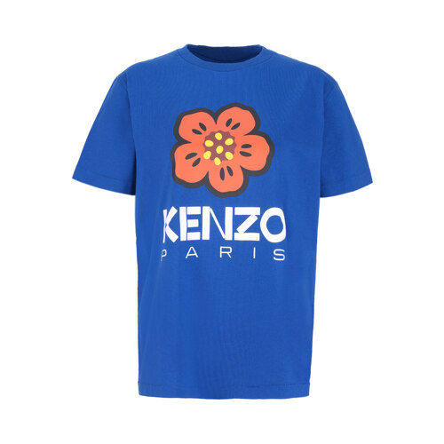 韩际新世界网上免税店-KENZO-服饰-BOKE FLOWER LOOSE T-SHIRT - FRENCH BLUE