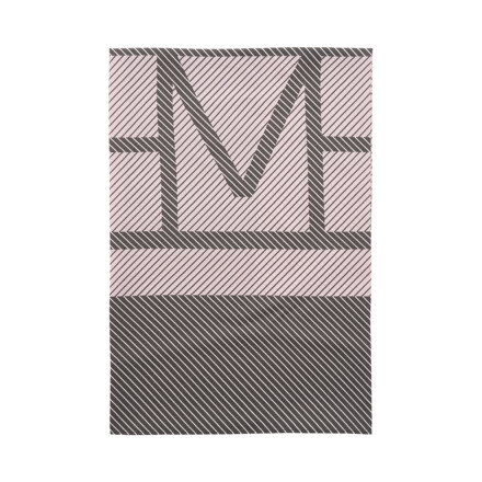 CENTERED MONOGRAM SCARF