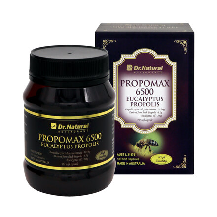 PROPOMAX 6500 EUCALYPTUS PROPOLIS 蜂胶胶囊 180粒(蜂胶6500mg,抗炎/免疫)