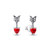 신세계인터넷면세점-판도라-earring-애로우 & 무라노 글라스 하트 스터드 이어링