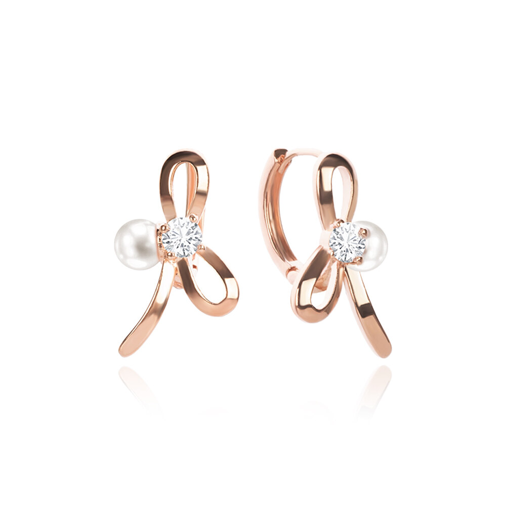 ●JUDY AND PAUL● Diana Small Ribbon Circle Piercing Designer fashion, Seoul-fully created | W Concept