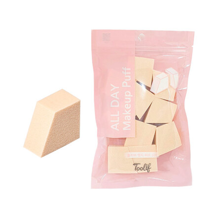 All-Day Full Cover Wedge Puff (10pcs) (化妆海绵)