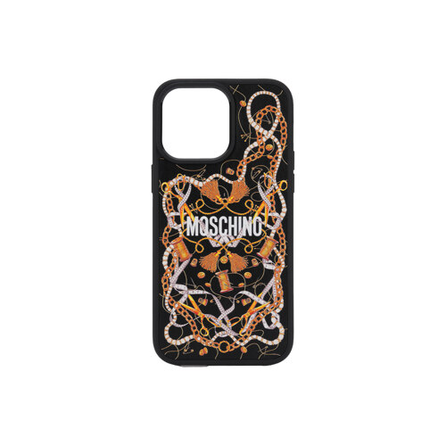 MOSCHINO PRE ACC PHONE HOLDER_iPHONE 14 PRO MAX